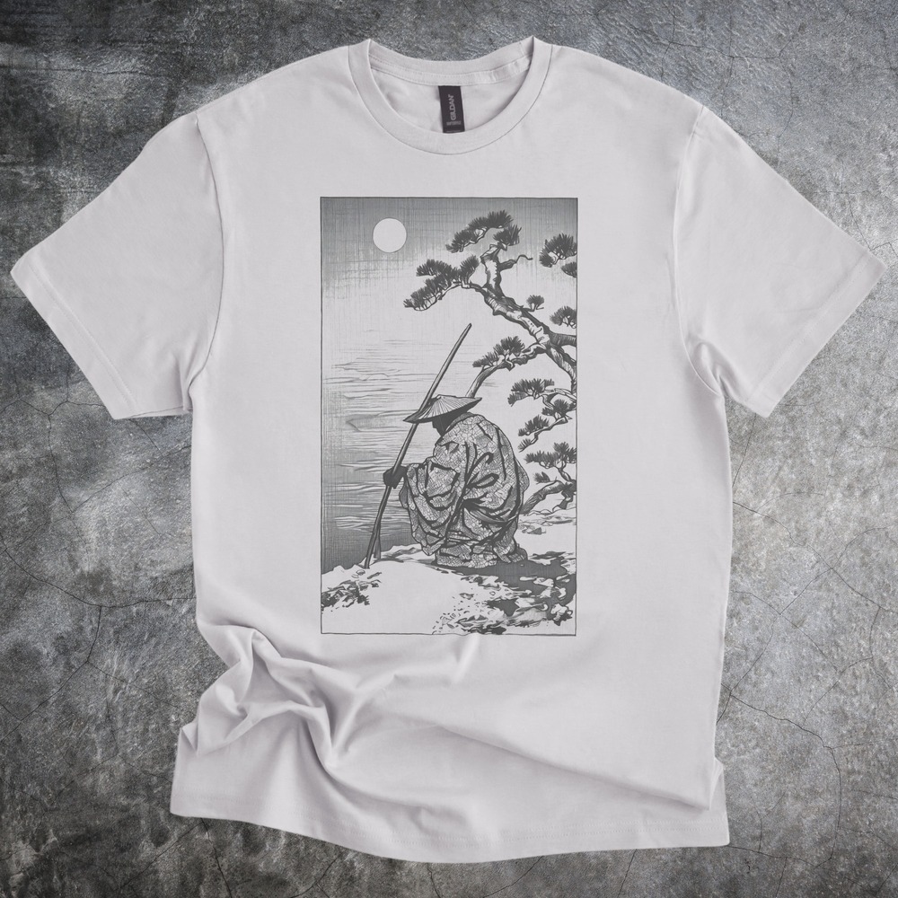 Reflections by Moonlight Graphic Tee Artistic Design